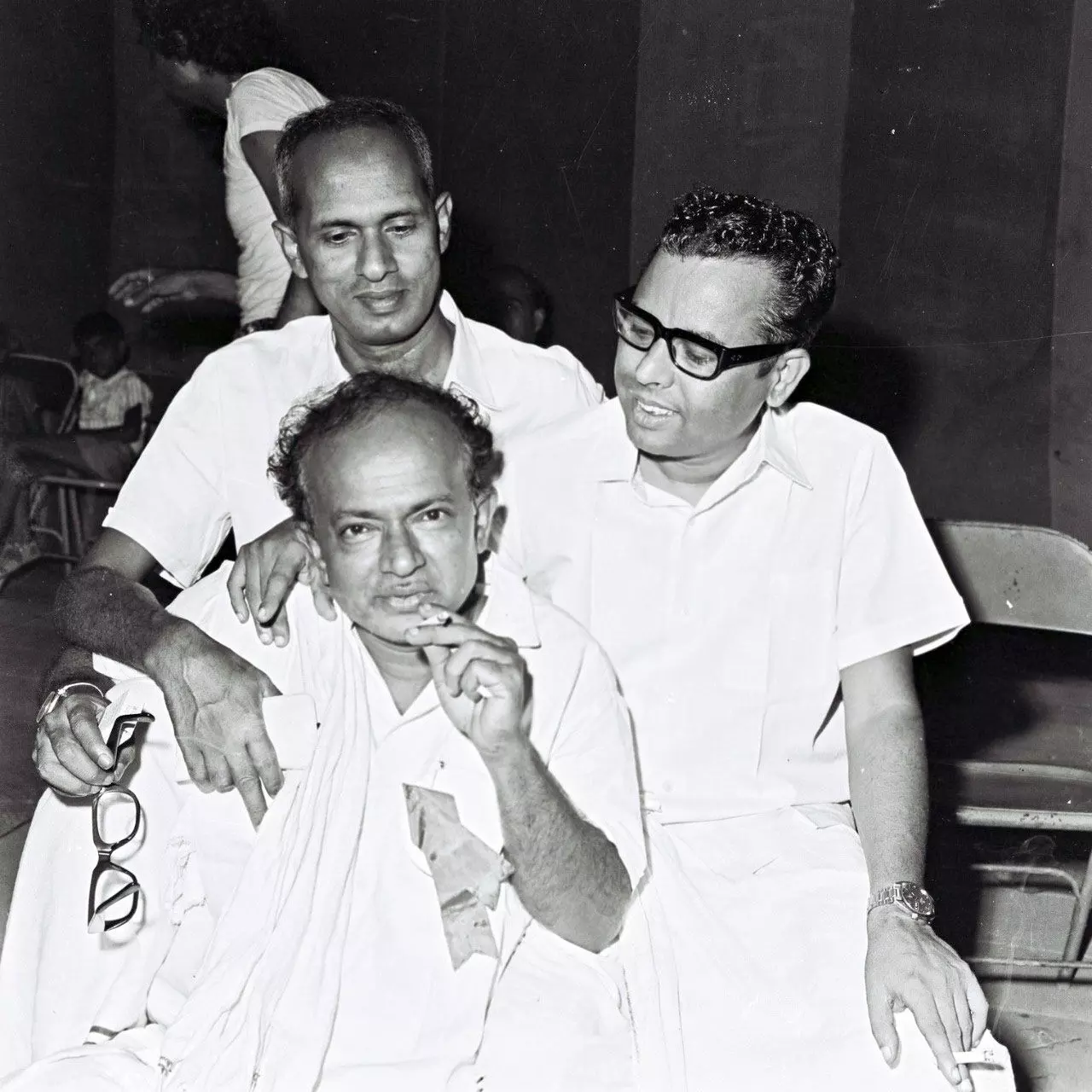 കാ​​​മ്പി​​​ശ്ശേ​​​രി, തോ​​​പ്പി​​​ൽ ഭാ​​​സി, വ​​​യ​​​ലാ​​​ർ രാ​​​മ​​​വ​​​ർ​​​മ