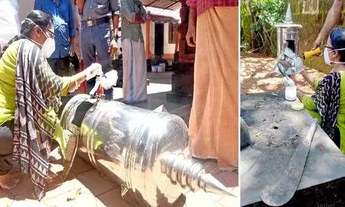 ക്ഷേത്രത്തിൽ അഴിഞ്ഞാടി മോഷ്ടാക്കൾ