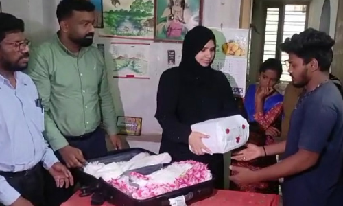 നിയോഗം പൂർത്തിയാക്കി താഹിറ; ഒടുവിൽ രാജ്കുമാറിന്‍റെ ചിതാഭസ്മമെത്തി