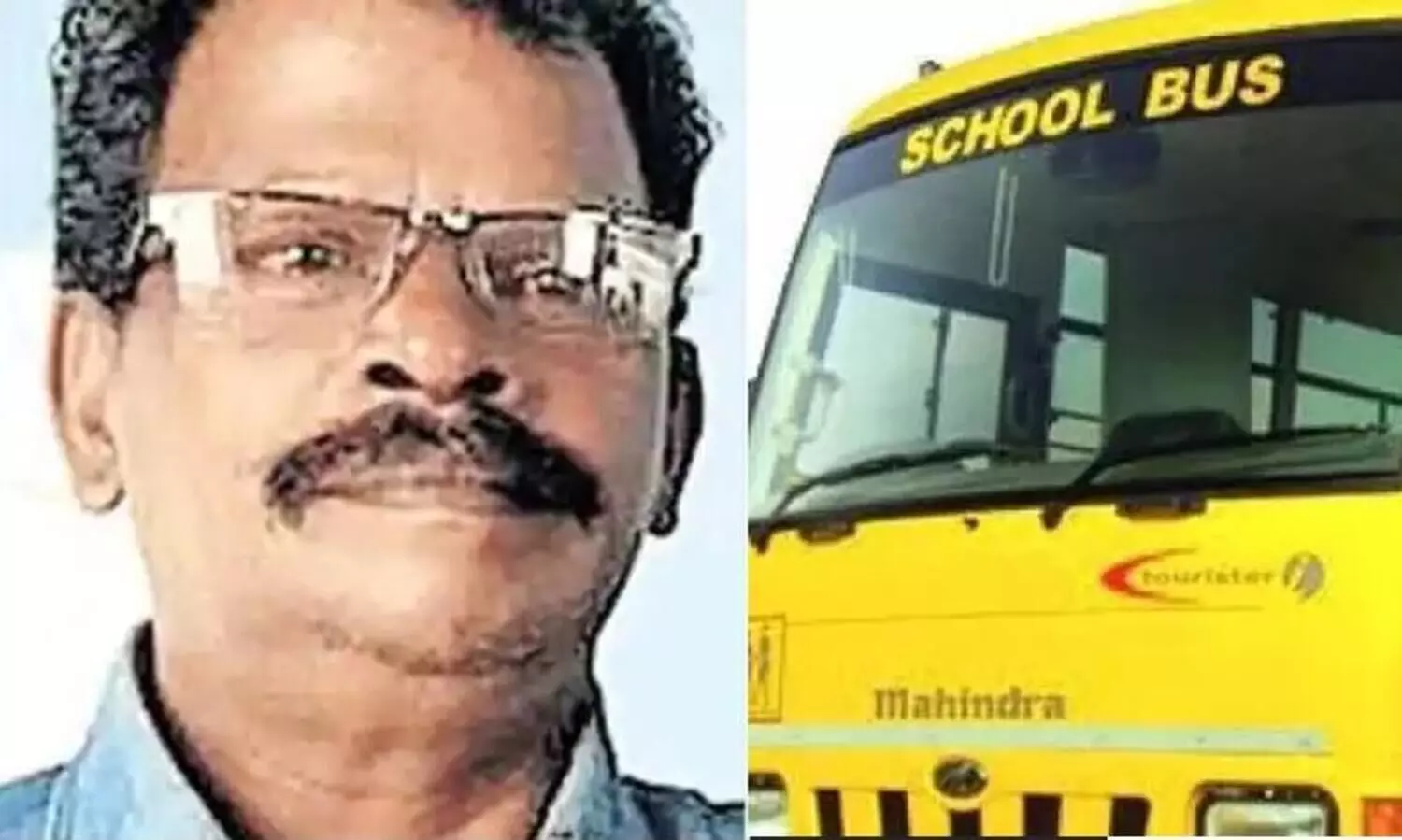 Chest pain while driving the school bus; Rameshan