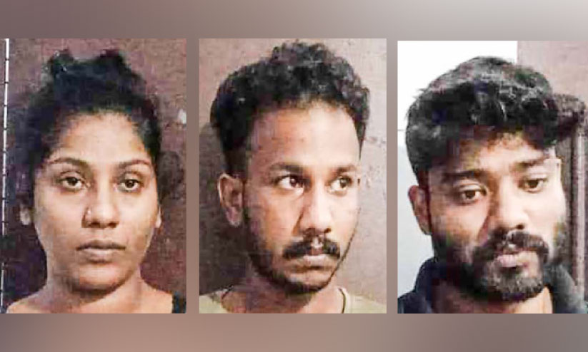 ലഹരിമരുന്ന് നൽകി പണം തട്ടുന്ന യുവതി ഉൾപ്പെടെയുള്ള സംഘം പിടിയിൽ ലഹരിമരുന്ന് നൽകി പണം തട്ടുന്ന യുവതി ഉൾപ്പെടെയുള്ള സംഘം പിടിയിൽ