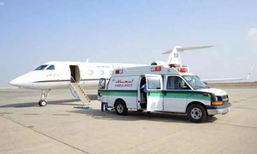തുർക്കിയ അപകടത്തിൽ പരിക്കേറ്റവരെ എയർ ആംബുലൻസിൽ സൗദിയിലെത്തിച്ചു