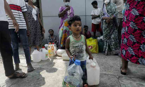 ശ്രീലങ്കയിൽ കുട്ടികൾ വിശന്നു വലയുകയാണെന്ന് യു.എൻ