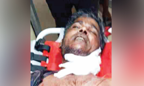 പട്ടാപ്പകൽ റോഡിൽ യുവാവിനെ വെട്ടി; പ്രതി പിടിയിൽ