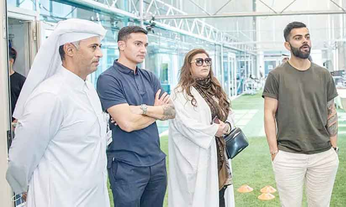 ഖത്തർ സന്ദർശന ചിത്രങ്ങൾ പങ്കുവെച്ച് കോഹ്ലി