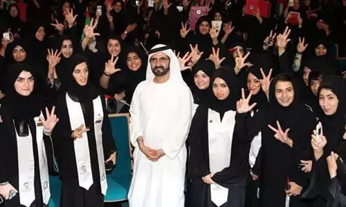 VIDEO: 85% of employees in Sheikh Mohammed’s office are women VIDEO: 85% of employees in Sheikh Mohammed’s office are women