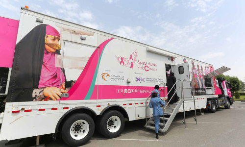 കാൻ​സ​റി​നെ തോ​ൽ​പ്പി​ക്കാ​ൻ പി​ങ്ക് കാ​ര​വ​ൻ