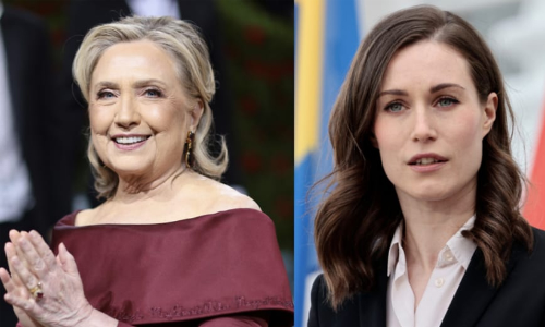 നൃത്തം തുടരുക സന്ന മരിൻ; ഫിൻലൻഡ് പ്രധാനമന്ത്രിക്ക് പിന്തുണയുമായി നൃത്തം ചെയ്യുന്ന ചിത്രം പങ്കുവെച്ച് ഹിലരി ക്ലിന്റൺ