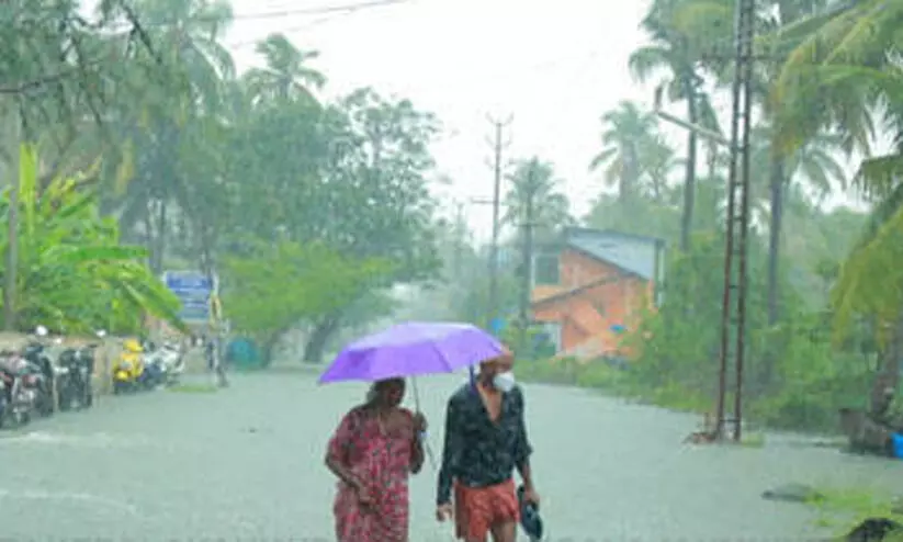 മഴക്ക് ശമനം; കെടുതി ബാക്കി മഴക്ക് ശമനം; കെടുതി ബാക്കി