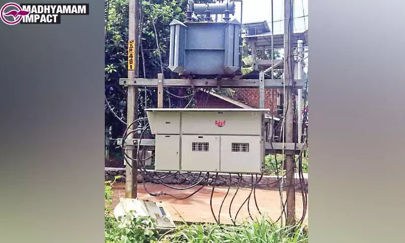 കൊണ്ടോട്ടി മേലങ്ങാടിയിലെ ട്രാന്‍സ്‌ഫോര്‍മറിന് സുരക്ഷ ഒരുക്കി