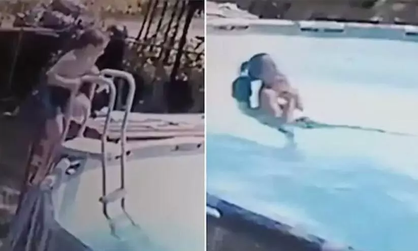Boy Jumps Into Pool To Save Mother Who Was Suffering A Seizure