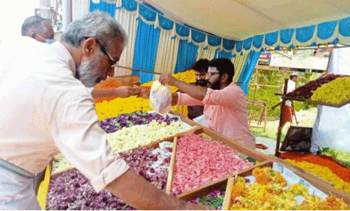 അത്തം പിറന്നു;  ഓണപ്പൂ വിപണി ഉണർന്നു