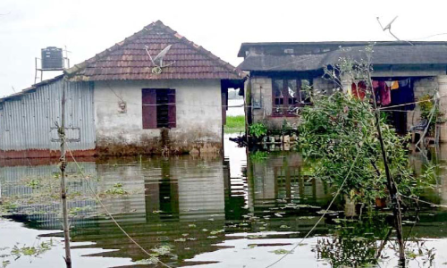 മഴക്കെടുതി തുടരുന്നു; പടിഞ്ഞാറൻ മേഖല വെള്ളപ്പൊക്ക ഭീഷണിയിൽ