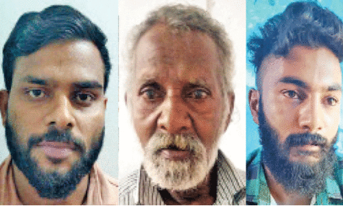 കഞ്ചാവുമായി മൂന്നു പേർ പിടിയിൽ