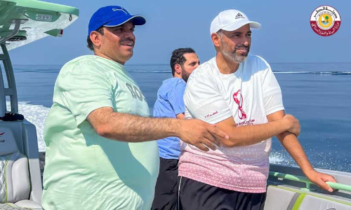 ഷഹീൻ കടലിൽ തിമിംഗല സ്രാവ് മേഖല സന്ദർശിച്ച് മന്ത്രി