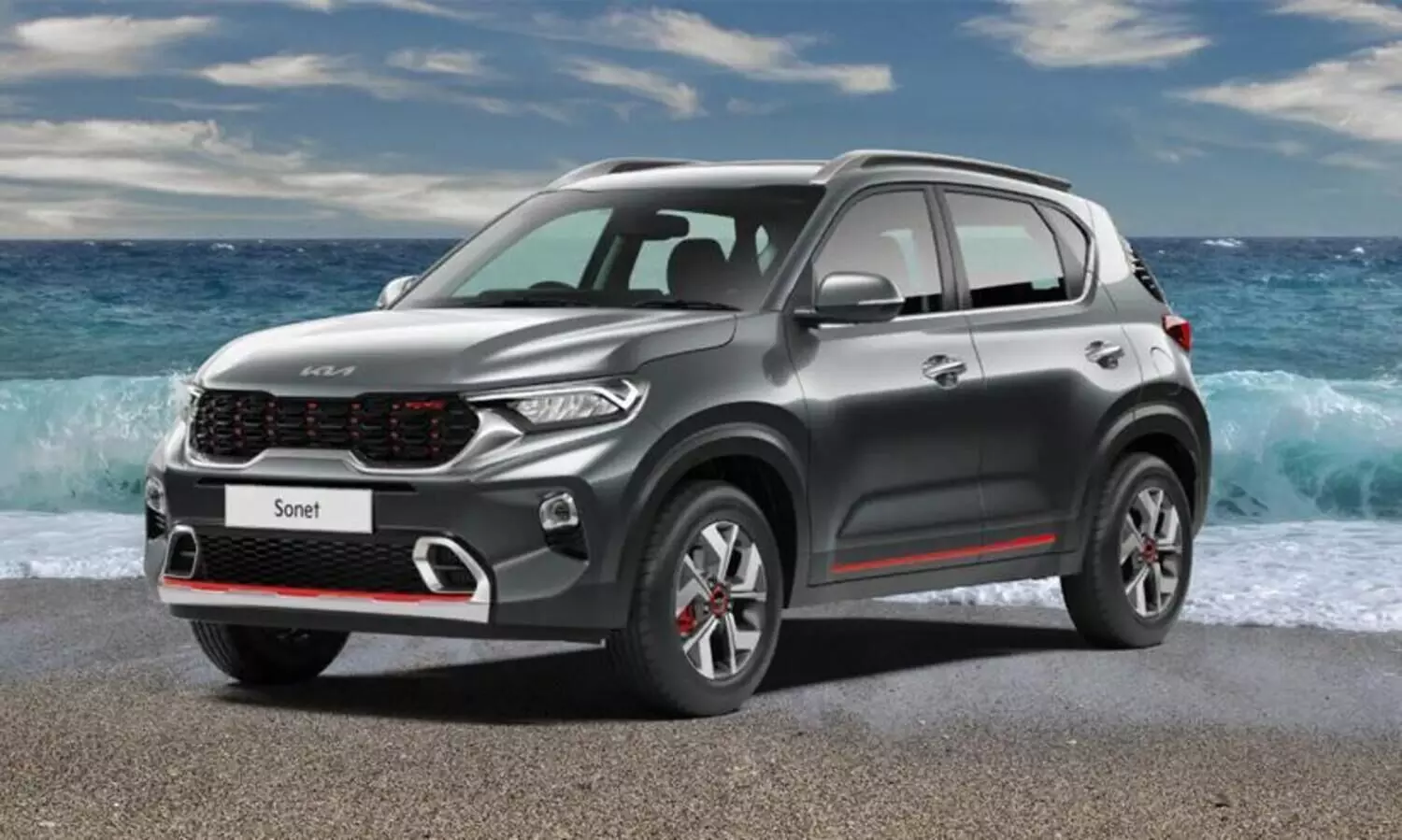Kia Sonet X-Line launched at ₹13.39 lakh in matte graphite exterior colour