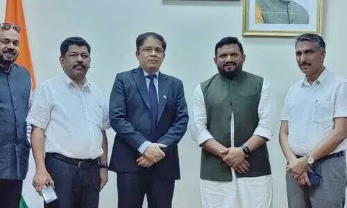 പി.പി. ഫൈസൽ എം.പി കോൺസൽ ജനറലുമായി ചർച്ച നടത്തി