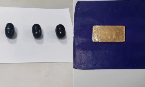 നടത്തത്തിൽ അസ്വാഭാവികത; രഹസ്യഭാഗത്ത് ഒളിപ്പിച്ച 83 പവൻ സ്വർണം പിടികൂടി