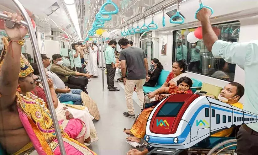 ഓണസമ്മാനമായി രാജനഗരിയിലേക്ക് മെട്രോ ഓണസമ്മാനമായി രാജനഗരിയിലേക്ക് മെട്രോ