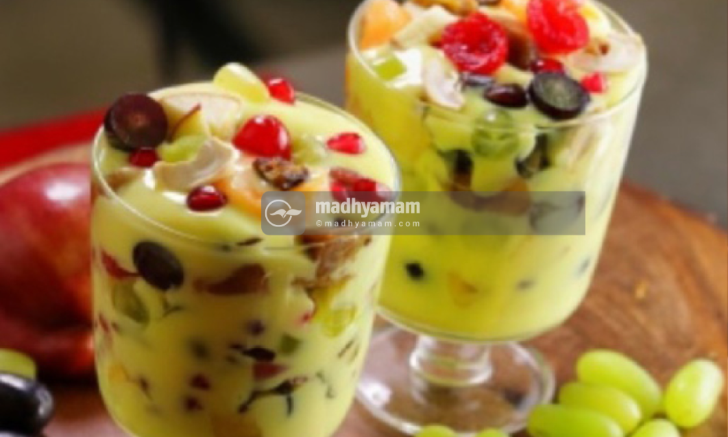 Custard Nuts Fruit Custard Nuts Fruit