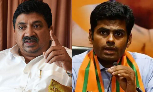 അടിച്ചാല്‍ തിരിച്ചടിക്കാതിരിക്കാന്‍ താൻ യേശുവല്ല, മന്ത്രിക്ക് മറുപടിയുമായി തമിഴ്നാട് ബി.ജെ.പി അധ്യക്ഷൻ