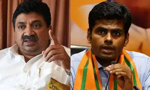 അടിച്ചാല്‍ തിരിച്ചടിക്കാതിരിക്കാന്‍ താൻ യേശുവല്ല, മന്ത്രിക്ക് മറുപടിയുമായി തമിഴ്നാട് ബി.ജെ.പി അധ്യക്ഷൻ