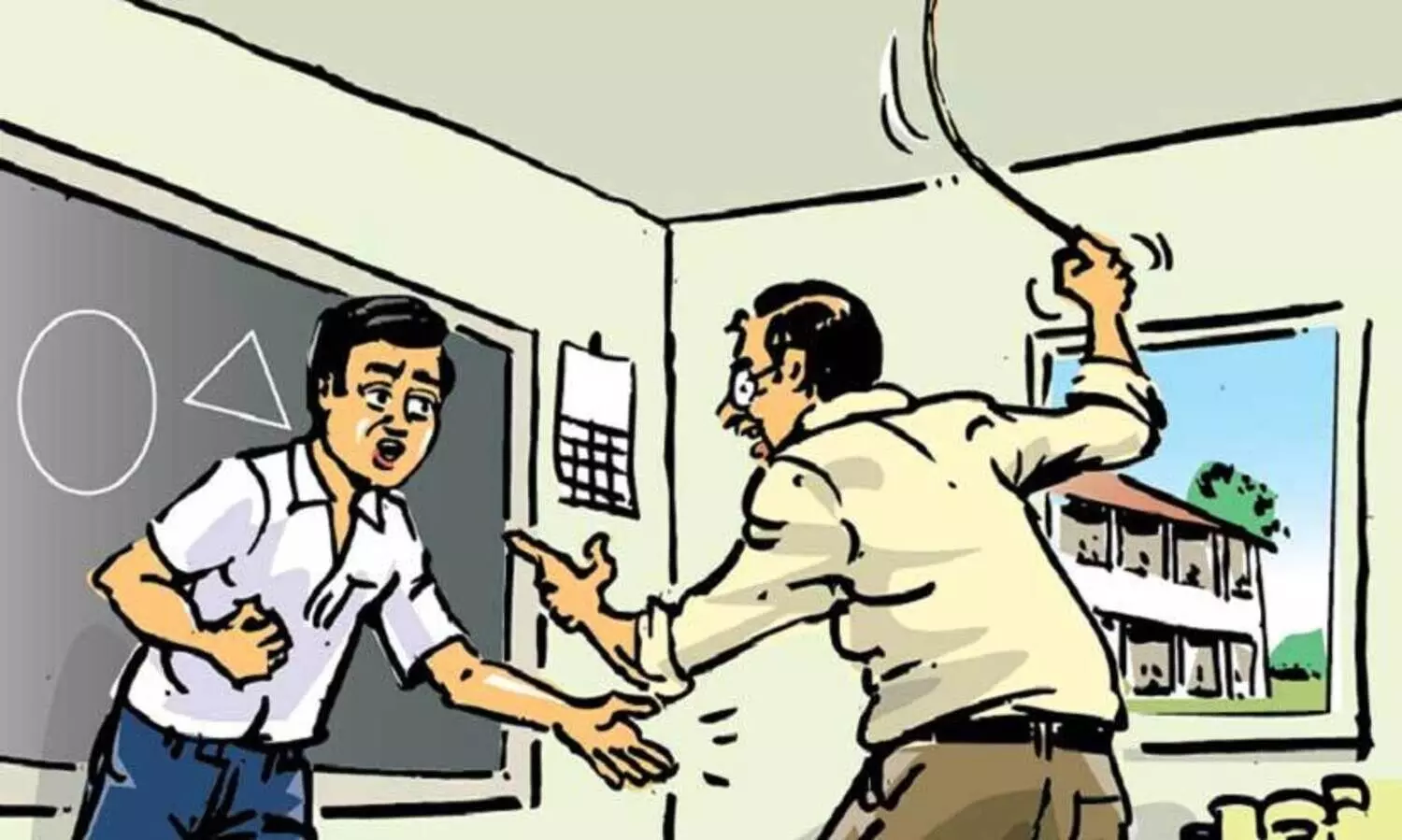 നന്നായി നൃത്തം ചെയ്തില്ലെന്ന്; വിദ്യാർഥികളെ ക്രൂരമായി മർദിച്ച് അധ്യാപകൻ