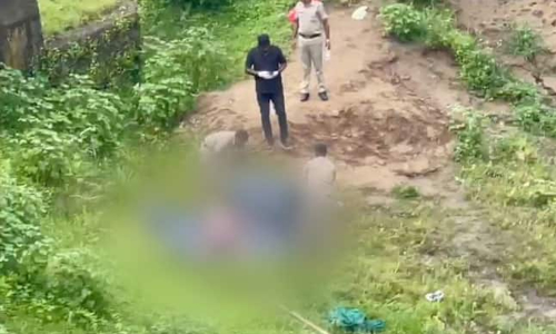 പുഴയിൽ കൈകാലുകൾ ബന്ധിച്ച നിലയിൽ മൃതദേഹം