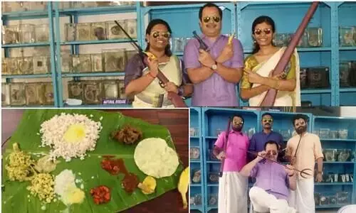 From guns to beef; Onam celebration of pure carnivores goes viral From guns to beef; Onam celebration of pure carnivores goes viral
