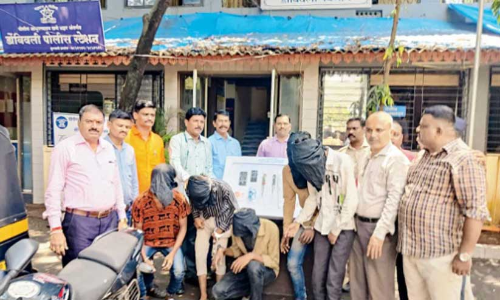 പ്രായപൂർത്തിയാകാത്തവർ ഉൾപ്പെടെ ഏഴംഗ കൊള്ളസംഘം പിടിയിൽ