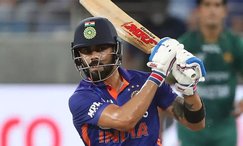 തകർത്തടിച്ച് കോഹ്‍ലി; പാകിസ്താന് 182 റൺസ് വിജയലക്ഷ്യം