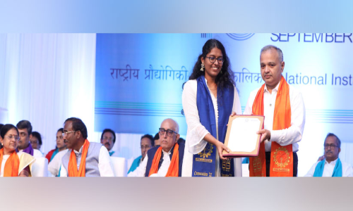 എൻ.ഐ.ടി.സിയിൽ 1687 വിദ്യാർഥികൾ ബിരുദം ഏറ്റുവാങ്ങി