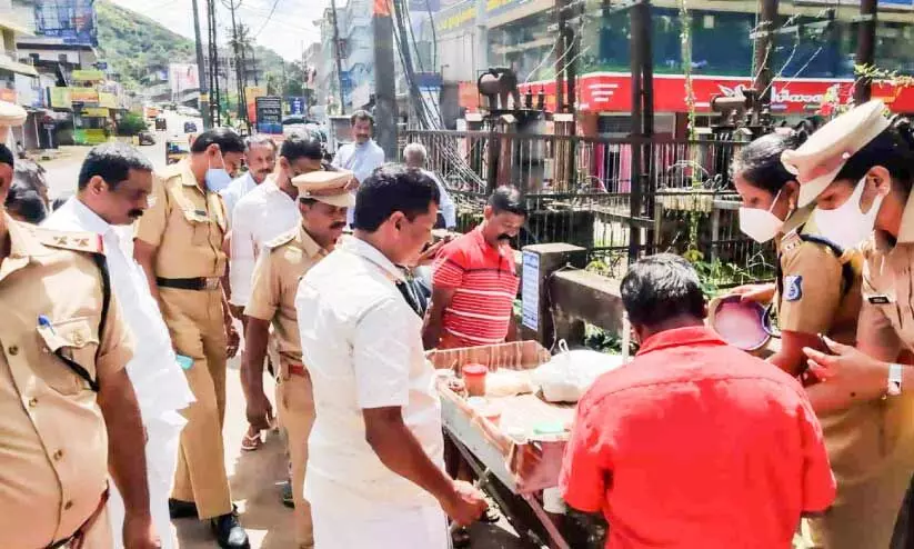 കട്ടപ്പനയിൽ നിരോധിത പുകയില ഉൽപന്നം പിടികൂടി