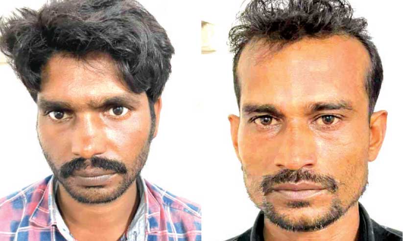 അഞ്ചു കിലോ കഞ്ചാവുമായി രണ്ട് ഇതരസംസ്ഥാന തൊഴിലാളികൾ അറസ്റ്റിൽ അഞ്ചു കിലോ കഞ്ചാവുമായി രണ്ട് ഇതരസംസ്ഥാന തൊഴിലാളികൾ അറസ്റ്റിൽ