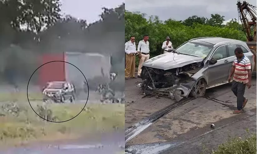 WATCH: Cyrus Mistrys car captured on CCTV moments before crash WATCH: Cyrus Mistrys car captured on CCTV moments before crash