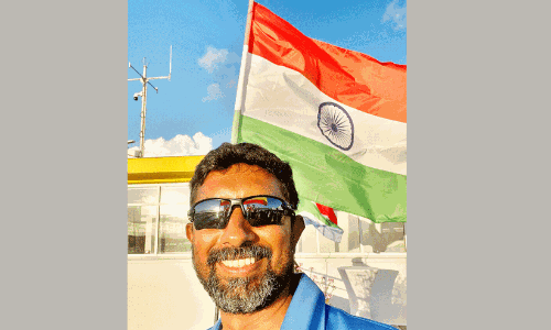 Indian sailor Abhilash Tommy