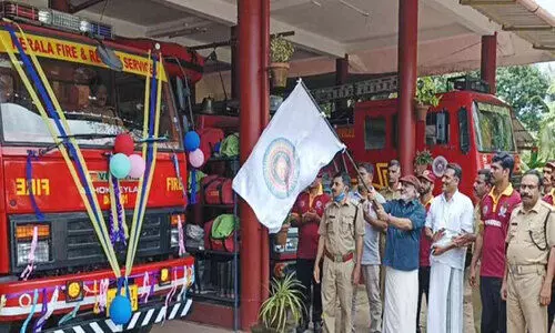 അഗ്നിരക്ഷാനിലയത്തിൽ പുതിയ ഫയർ ടെൻഡർ എത്തി