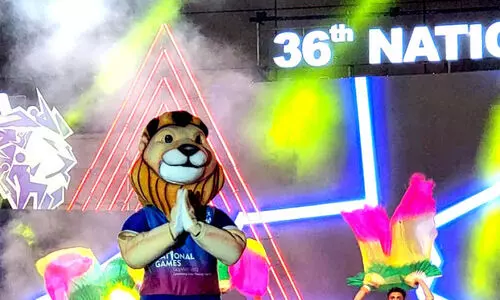 ദേശീയ ഗെയിംസ്: ഔദ്യോഗിക ഗാനവും ഭാഗ്യ ചിഹ്നവും പുറത്തിറക്കി ദേശീയ ഗെയിംസ്: ഔദ്യോഗിക ഗാനവും ഭാഗ്യ ചിഹ്നവും പുറത്തിറക്കി