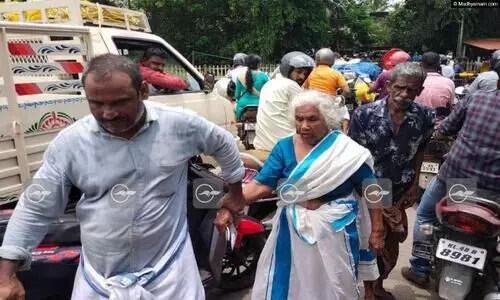 നടന്ന് പോകുന്നതിനിടെ തലചുറ്റൽ വന്ന്​ ട്രാക്കിൽ കിടന്നു; ട്രെയിനിനടിയിൽപെട്ടെങ്കിലും പുനർജന്മം നേടി ശാന്ത