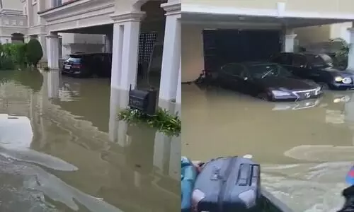 Bengaluru rains: Submerged Lexus, Bentley cars highlights current dismay Bengaluru rains: Submerged Lexus, Bentley cars highlights current dismay
