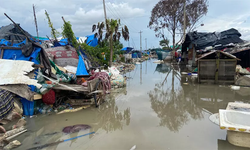 bangaluru slum, bangaluru flood