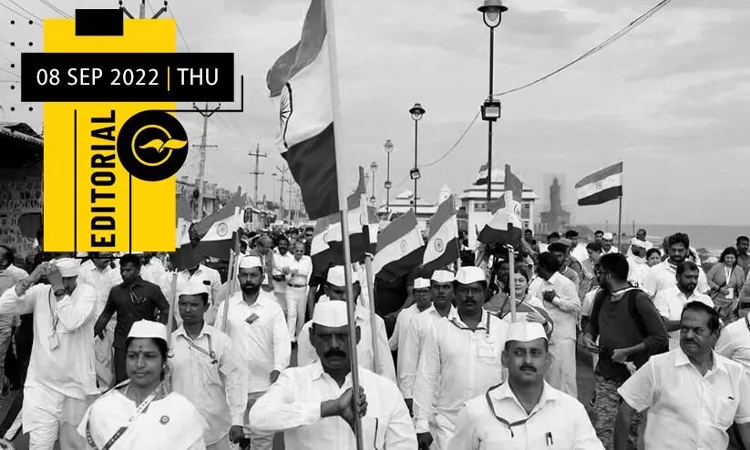 ചുവടുകൾ ഒന്നാകട്ടെ, രാജ്യം ഒന്നിക്കട്ടെ