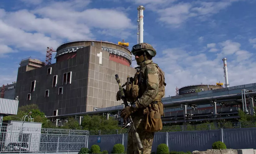 യുക്രെയ്നിൽ ആണവനിലയം നിൽക്കുന്ന പ്രദേശത്ത് ഷെല്ലാക്രമണം യുക്രെയ്നിൽ ആണവനിലയം നിൽക്കുന്ന പ്രദേശത്ത് ഷെല്ലാക്രമണം