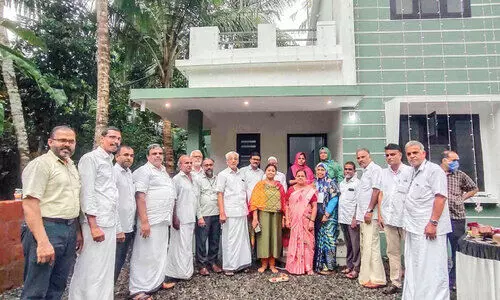 Natives built a house for Athira and her mother