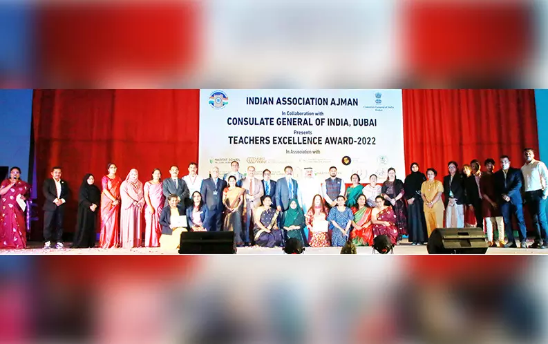 അധ്യാപകർക്ക് ആദരവൊരുക്കി ഇന്ത്യൻ അസോസിയേഷൻ അജ്മാൻ