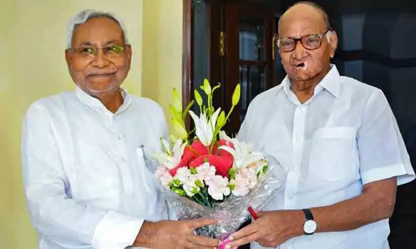 nitish kumar and Sharad Pawar nitish kumar and Sharad Pawar