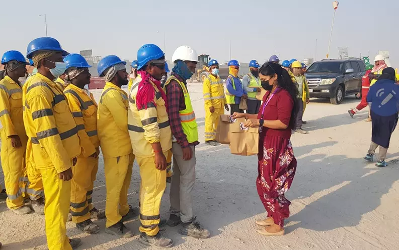 തൊഴിലാളികൾക്ക്  ആശ്വാസമായി ക്വിഖ് സമ്മര്‍ ട്രീറ്റ്