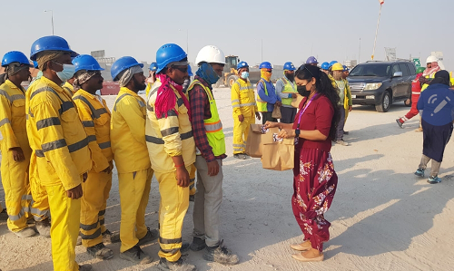 തൊഴിലാളികൾക്ക്  ആശ്വാസമായി ക്വിഖ് സമ്മര്‍ ട്രീറ്റ്