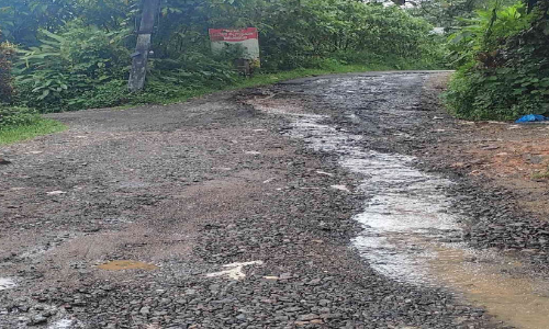 ഗ്രാമീണ റോഡുകൾ തകർന്നു; യാത്രക്ലേശം രൂക്ഷം