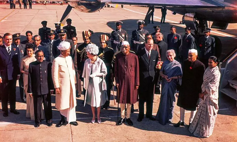Queen Elizabeth II, india visit